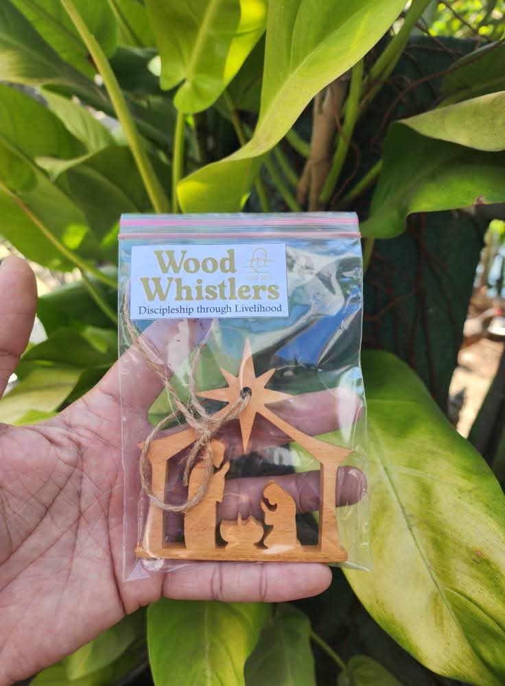 Nativity Star Christmas Ornament